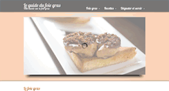 Desktop Screenshot of guide-foie-gras.net