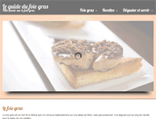 Tablet Screenshot of guide-foie-gras.net